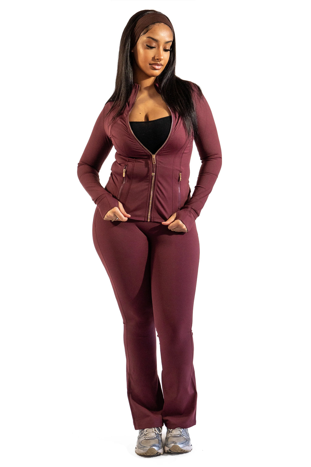 Lulu Burgundy & Gold